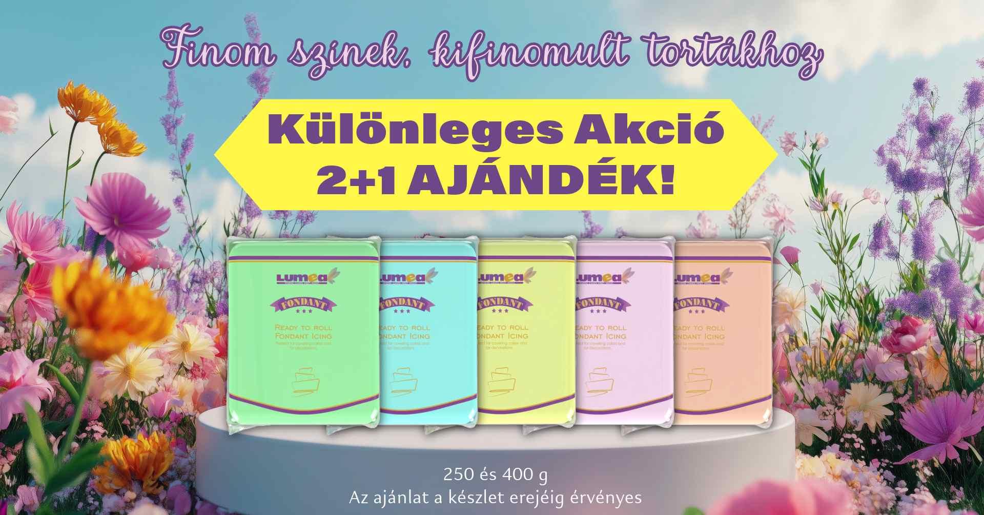 Pasztell fondant 2+1