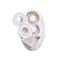 "8"-as szám szilikon forma - SilikoMart