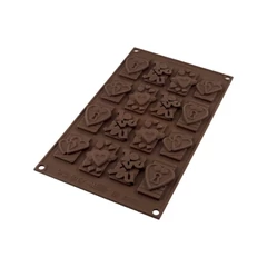 "Choco Tags in Love" szilikon forma csokoládéhoz - SilikoMart