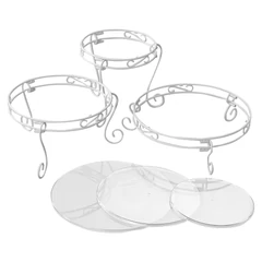 Fehér torta, muffin állvány, Ø21, Ø26, Ø31 cm, 3 db. - Wilton