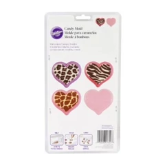 Különböző szív mintás csokoládé forma - Wilton
