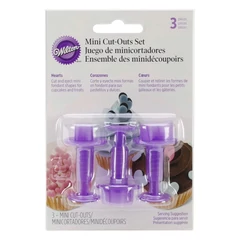 Szív mintás kiszúró szett, 3 db. - Wilton