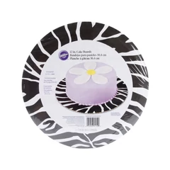 "Zebra" mintás csipkézett papír, 20 cm, 6 db. - Wilton
