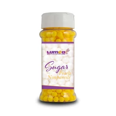 Sárga cukorgyöngy, 7mm, 80g - Lumea