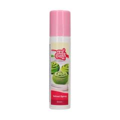 Zöld színű bársony ételfesték spray - FunCakes