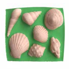 Különböző kagylók szilikon forma - Lumea