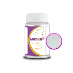 Csillogó Fehér színű por állagú, felületi ételszínezék, 40g - Lumea