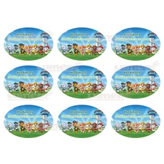"Boldog születésnapot" Paw Patrol táblácskák tortaostya - Lumea