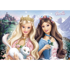 Barbie cicával és a barátnőjével  tortaostya - Lumea