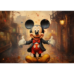 Mickey az utcán tortaostya- Lumea