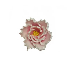 Kicsi halvány rózsaszín bazsarózsa cukormasszából - Lumea