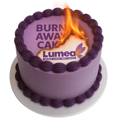 Személyre szabott vékony -Burn Away Cake- tortaostya - Lumea