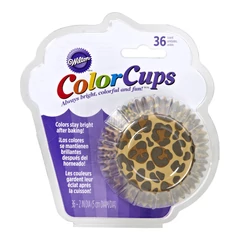 Gepárd mintás ColorCups muffin papír, 36 db. - Wilton