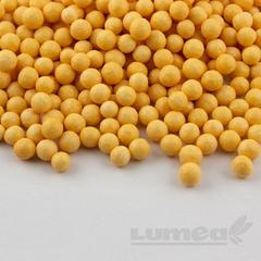 Aranysárga cukorgyöngy, 7mm, 1kg - Lumea