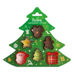 Mini karácsony kiszúró szett, 6 db - Decora