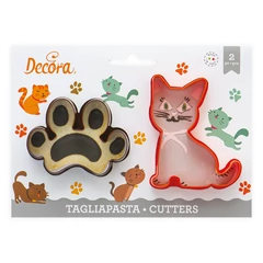 Cica kiszúró szett, 2 db. - Decora
