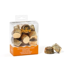Arany színű kicsi muffin papír, 180 db. - Decora