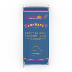 Sötétkék fondant, 1 kg - Lumea