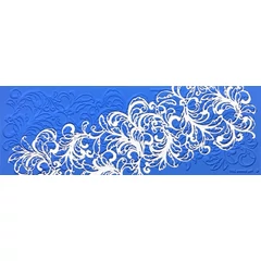 Csipke mintás szilikon - Gilded - Crystal Lace