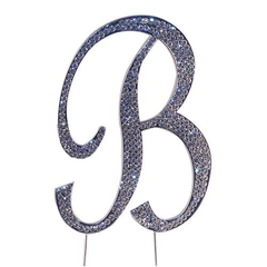 Eskűvői strassz betű "B"
