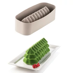Szilikon tortaforma "BÛCHE SAPIN" - SilikoMart