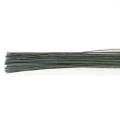 Zöld virág drót, 36 cm - 22 # - Culpitt