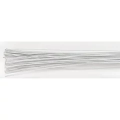 Fehér virág drót, 36 cm - 24 # - Culpitt