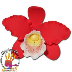 Piros orchidea cattleya XL cukormasszából - Lumea