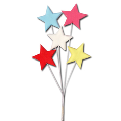 Különböző színű csillagocskák cukormasszából - Lumea