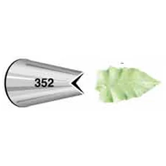 Levél mintás díszítőcső, #352 - Wilton