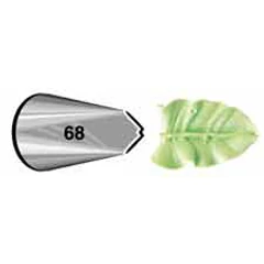 Levél mintás díszítőcső, #68