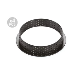 "Tarte Ring Round", sütőforma, 4 db. - SilikoMart