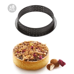 Tarte Ring "Round", 70mm sütőforma, 8 db. - SilikoMart
