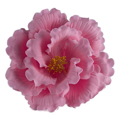 Rózsaszín virágzó rózsa cukormasszából - Lumea