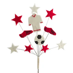 Futballista tortadísz cukormasszából - Lumea