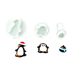 Pinguin kiszúró szett, 3 db. - Lumea