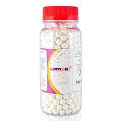 Fehér cukorgyöngy, 7mm, 130g - Lumea