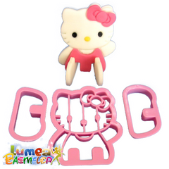 Hello Kitty 2D kiszúró szett, 3 db. - Lumea