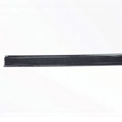 Metalizált fekete virág drót, 36 cm - 24 #