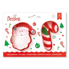 Mikulás és Sétapálca nyalóka kiszúró szett, 2 db. - Decora