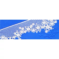 Csipke mintás szilikon - Daisy Chain - Crystal Lace