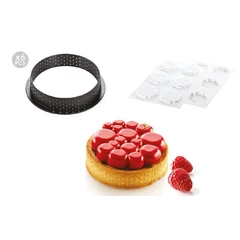 Tarte Ring "Paradis" 180mm, 6 db. sütőforma - SilikoMart