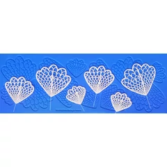 Csipke mintás szilikon - 3D Fantazia - Crystal Lace