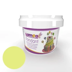 Sárga neon hatású fondant, 400g - Lumea