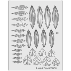 Levél mintás zselatin forma, Leaf #2 - Lumea