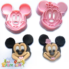Mickey és Minnie kiszúró szett, 2 db. - Lumea