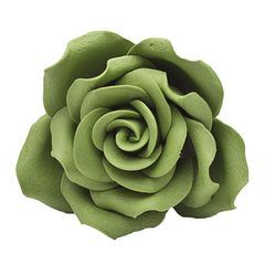 Zöld óriás rózsa cukormasszából - Lumea