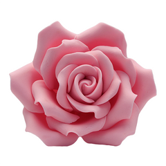Rózsaszín óriás rózsa cukormasszából - Lumea