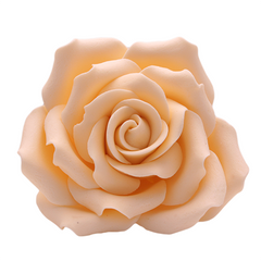 Barack színű óriás rózsa cukormasszából - Lumea