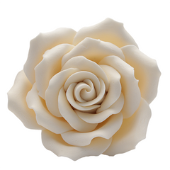 Ivory óriás rózsa cukormasszából- Lumea
